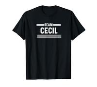Team Cecil - Cognome Maglietta con Stampa Grafica Economica