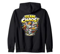 Team Chaos - Gruppo di Amici Divertenti Felpa con Cappuccio