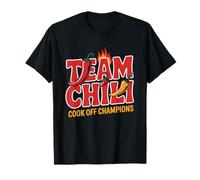 Team Chili Vintage Badge Concorso Culinario Squad Crew Maglietta