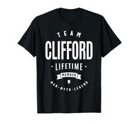 Team Clifford Lifetime Membro Divertente Nome Clifford Maglietta