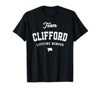 Team Clifford Lifetime Membro Divertente Nome Clifford Maglietta