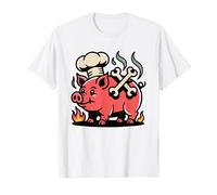 Team Cucina Whole Hog Squadra Pig Roast Campione Maglietta