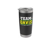 Team Davis Lifetime Member Surname Last Name Tree Reunion Bicchiere termico in acciaio inox doppia parete