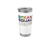 Team di arte e matematica di ingegneria tecnologica scientifica - STEAM Squad Group Bicchiere termico in acciaio inox doppia parete