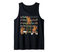 Team di Pittura dell'orso - Arte Musicale Arcobaleno Canotta