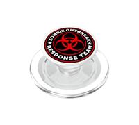 Team di risposta all'epidemia di zombie di Red Biohazard PopSockets PopGrip per MagSafe