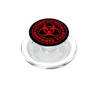 Team di risposta all'epidemia di zombie di Red Biohazard PopSockets PopGrip per MagSafe