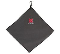 Team Effort Asciugamano In Microfibra Nebraska Cornhuskers 15" X 15" Per Golf, Hand Towel