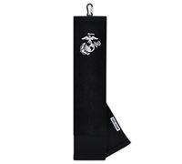 Team Effort Marines Face/Club Tri-Fold Asciugamano Ricamato