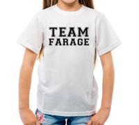 Team Farage - Maglietta Per Bambini - Nigel Primo Ministro Nigel Riforma Brexit