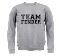 Team Fender - Felpa Adulta - Amore Per La Musica Musicista Fan Pop Regalo