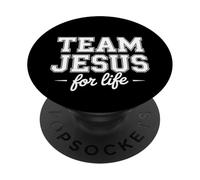Team Gesù per la vita Fede cristiana PopSockets PopGrip Adesivo