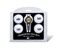 Team Golf NCAA 4 Ball Gift Set, Louisiana State Fightin Tigers