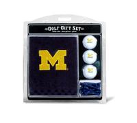 Team Golf NCAA Ricamato Asciugamano Set Regalo, Michigan Wolverines