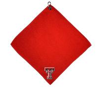 Team Golf NCAA Texas Tech Red Raiders - Asciugamano da golf in microfibra, 15 x 15 cm