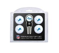 Team Golf NFL 4 Ball Gift Set, Detroit Lions