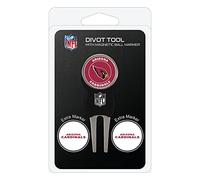 Team Golf NFL Arizona Cardinals Divot Tool Pack con 3 marcatori per Palline da Golf Divot Tool con 3 marcatori per Palline da Golf, marcatori Sono Rimovibili magnetici Double-Face Smalto