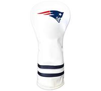 Team Golf NFL New England Patriots - Copritesta per mazza da golf fairway vintage bianco vintage, design aderente, design retrò