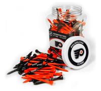Team Golf NHL Philadelphia Flyers - Confezione da 175 Tee da Golf da 6,9 cm, Confezione da 175, Dimensioni regolamentari, Colori Multi Squadra
