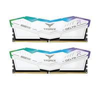 Team Group T-FORCE DELTA RGB memoria DDR5 32 GB (2 x 16GB) 6000 MHz CL38 Bianche