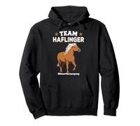 Team Haflinger - #Unser Herzenspony - Haflinger Pony Felpa con Cappuccio