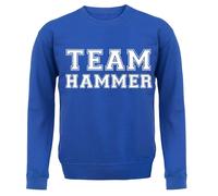 Team Hammer - Felpa Per Bambini - Gladiator TV Game Show Nome Contendente