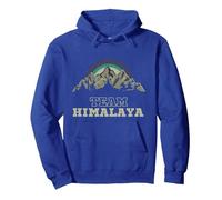 Team Himalaya Escursioni Monte Everest Felpa con Cappuccio, Unisex per Adulti, Blu Reale, M