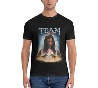 Team Jacob Twilight Cursed Fan Collage T-Shirt Tees Big And Tall t Shirts for Men M