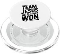 Team Jesus Abbiamo già vinto la vittoria della fede cristiana PopSockets PopGrip per MagSafe
