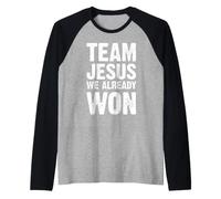 Team Jesus Abbiamo già Vinto Maglia con Maniche Raglan