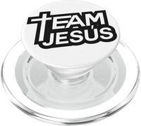 Team Jesus Religious Christian God Faith Member Team Jesus PopSockets PopGrip per MagSafe