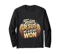 Team Jesus We Already Won Spiritual Winner Victory - Maglia a Manica