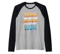 Team Jesus We Already Won Spiritual Winner Victory |- Maglia con Maniche Raglan