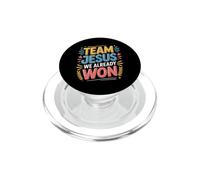 Team Jesus We Already Won Spiritual Winner Victory |- PopSockets PopGrip per MagSafe