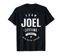 Team Joel Lifetime Membro Divertente Nome Joel Maglietta