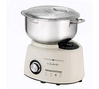 Team Kalorik Robot da cucina, 3 Contenitori inclusi (Ciotola 5.8 L + Frullatore 1.5 L + Trituratore 0.4 L), 1200 W, Bianco, TKG HA 1007 KTO