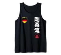 Team Karate Goju Ryu German Flag Kanji Japanese Martial Arts Canotta