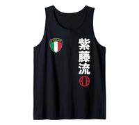 Team Karate Shito Ryu Italy Flag Kanji Japanese Martial Arts Canotta