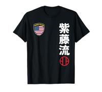 Team Karate Shito Ryu USA Flag Kanji Japanese Martial Arts Maglietta