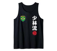 Team Karate Shorin Ryu Brazil Flag Japanese Martial Arts Canotta