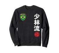 Team Karate Shorin Ryu Brazil Flag Japanese Martial Arts Felpa