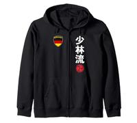 Team Karate Shorin Ryu German Flag Japanese Martial Arts Felpa con Cappuccio