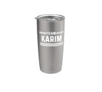Team Karim - Cognome Bicchiere termico in acciaio inox doppia parete