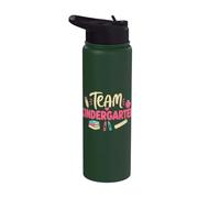 Team Kindergarten Back to School Teachers Students Stainless Steel Insulated Water Bottle
