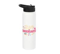 Team Kindergarten Back to School Teachers Students Stainless Steel Insulated Water Bottle