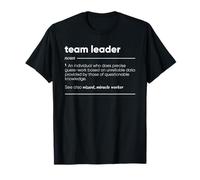 Team Leader Definizione Divertente Noun Maglietta