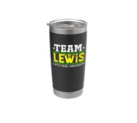 Team Lewis Lifetime Member Surname Last Name Tree Reunion Bicchiere termico in acciaio inox doppia parete