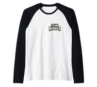 Team Manager Uomo Donna Leader in Carica Maglia con Maniche Raglan
