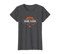 Team Mark Canha Lifetime Member New York Baseball Player Maglietta, Donna, Grigio Scuro, S