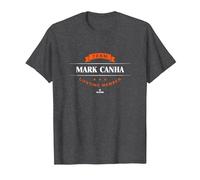 Team Mark Canha Lifetime Member New York Baseball Player Maglietta, Uomo, Grigio Scuro, 5XL